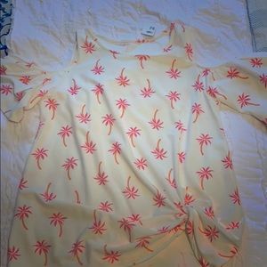 Palm tree blouse